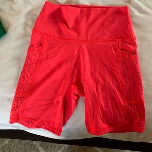 Pink Neon Biker Shorts
